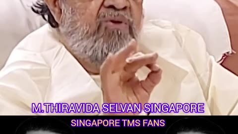 VAALI .TMS LEGEND. SINGAPORE TMS FANS M.THIRAVIDA SELVAN SINGAPORE