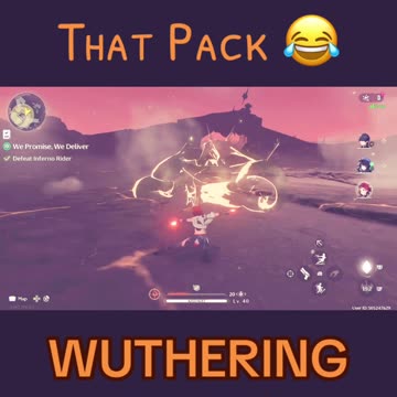 Inferno Rider In That Pack 😂