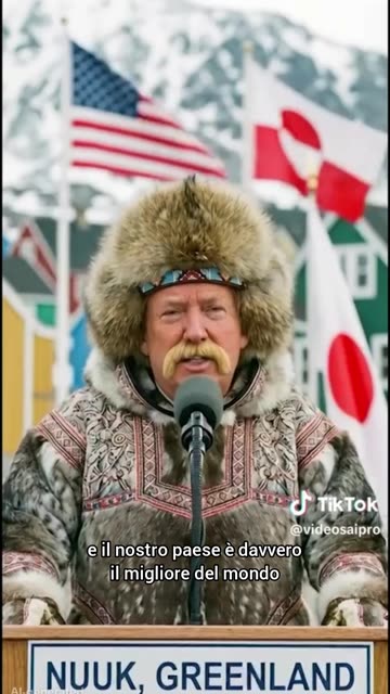 Sono il nuovo presidente della Greenland ..Amo la neve è i cani da slitta