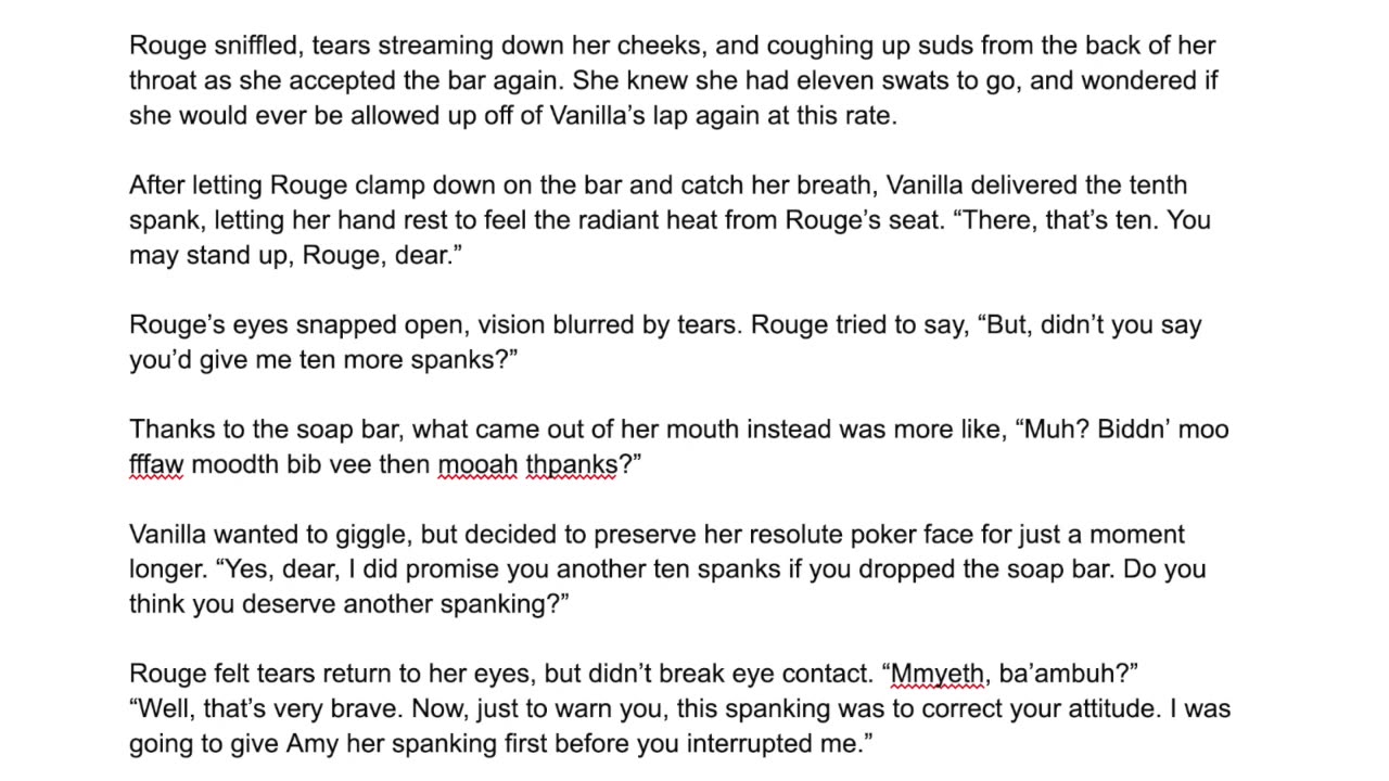 Red Rears for Rose and Rouge Part 2 (No Music Version, Audiobook)