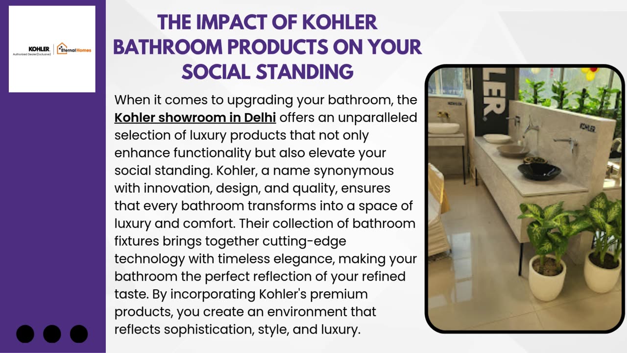 The Impact of Kohler Bathroom Products on Your Social Standing