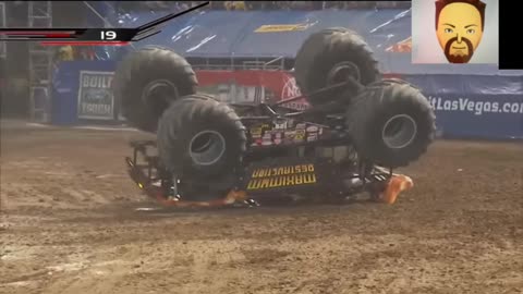 Monster Jam 2007 Freestyle Crashes and Highlights (REACTION)