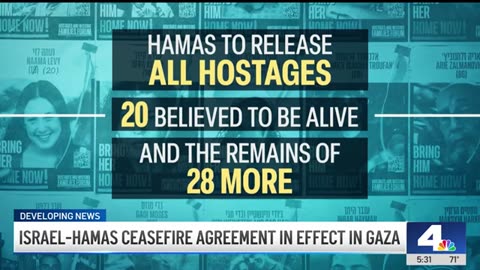 Ceasefire agreement goes into effect in Gaza