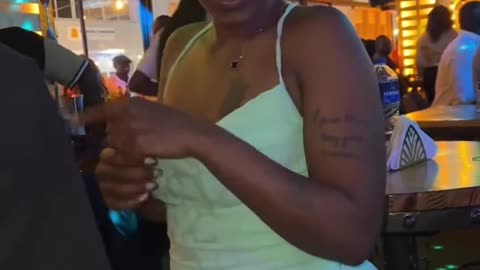 My friend lent me his big-ass wife to twerk for me in the club.