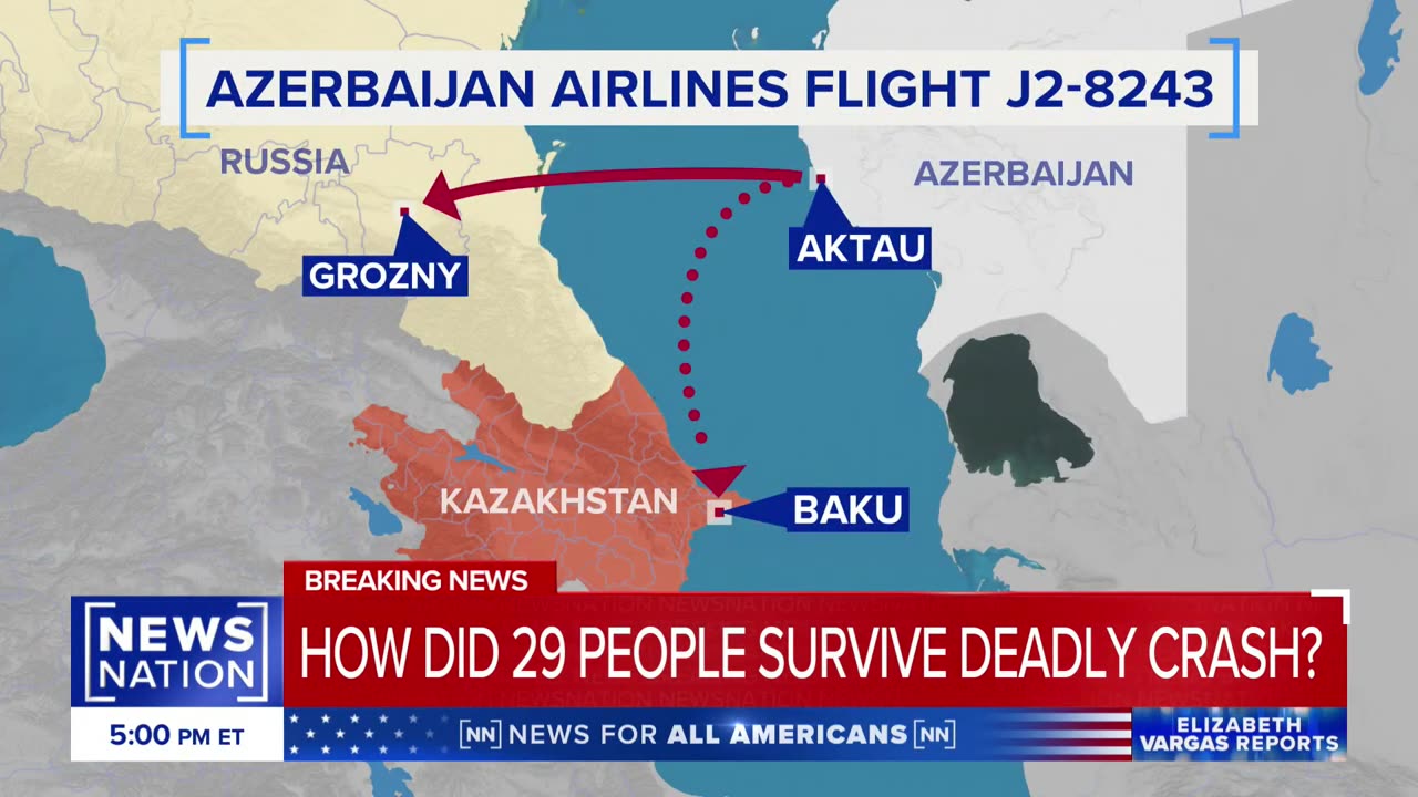 Azerbaijani airliner crashes in Kazakhstan, killing 38, officials say | Vargas Reports
