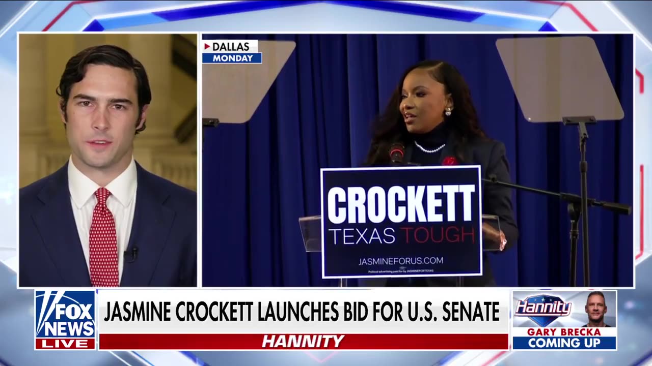 'SHE CANNOT WIN IN TEXAS': Rep.Brandon Gill Discusses Jasmine Crockett's Senate Bid
