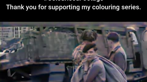 Denied to the Enemy US Soldier Smashes Captured Rifle #ColourisedHistory