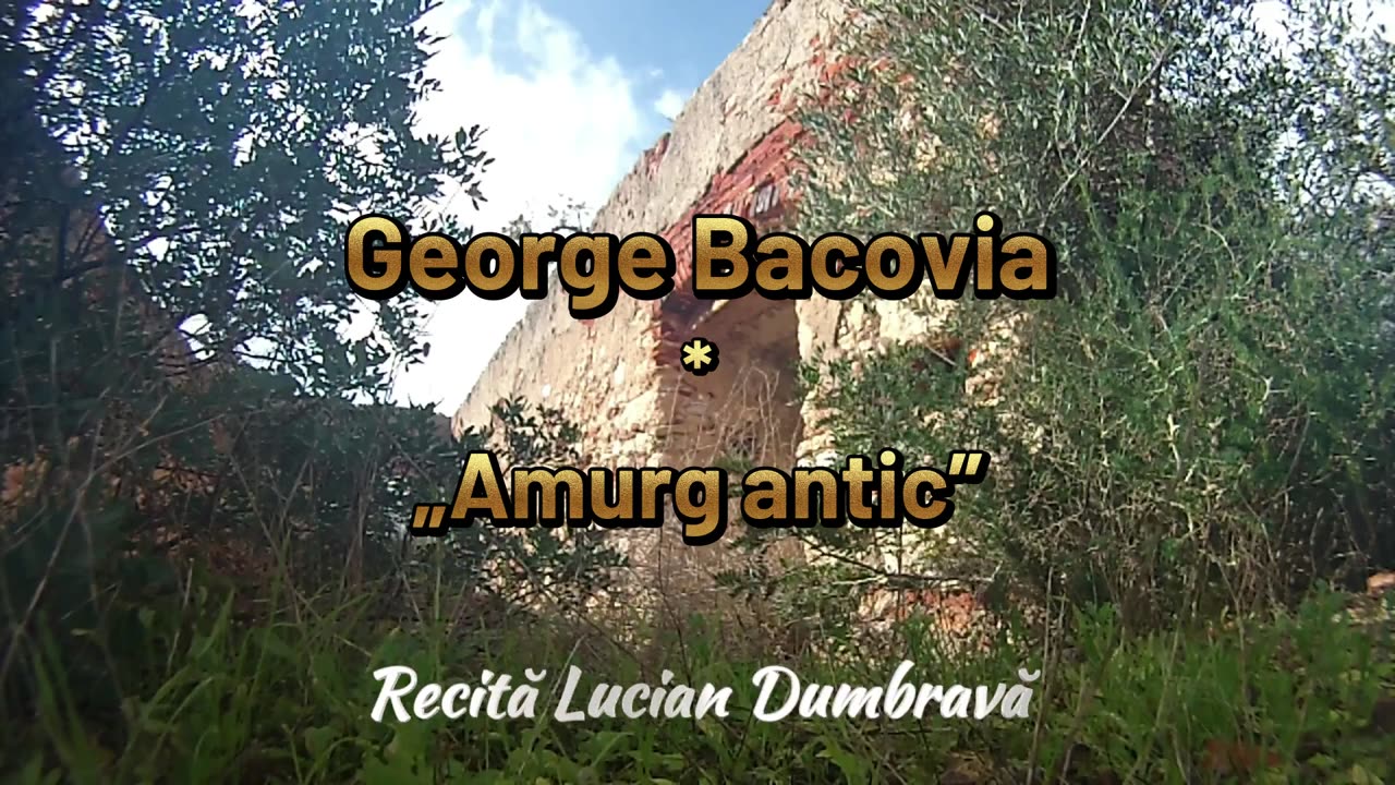 George Bacovia - Amurg Antic