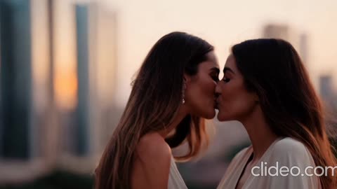 Women kissing women lesbian kiss