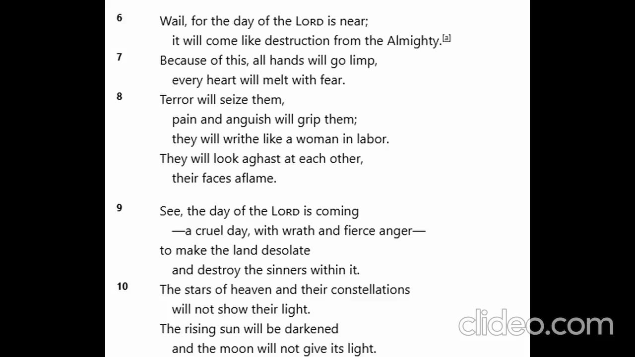 The Day of the Lord Bible Study