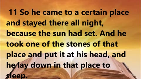 Jacob’s dream of a ladder.