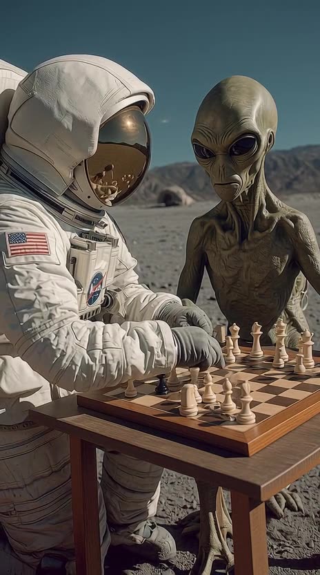 The video is made with AI, it may be artificial