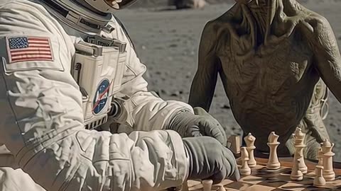 The video is made with AI, it may be artificial