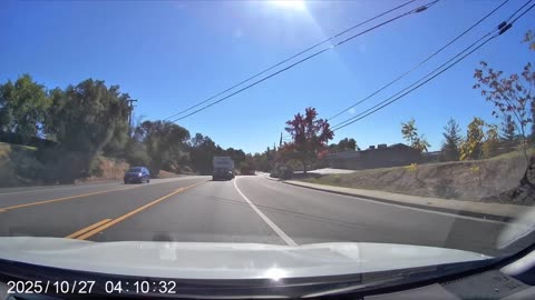 Dash Cam video driving from Redding CA to Chico CA