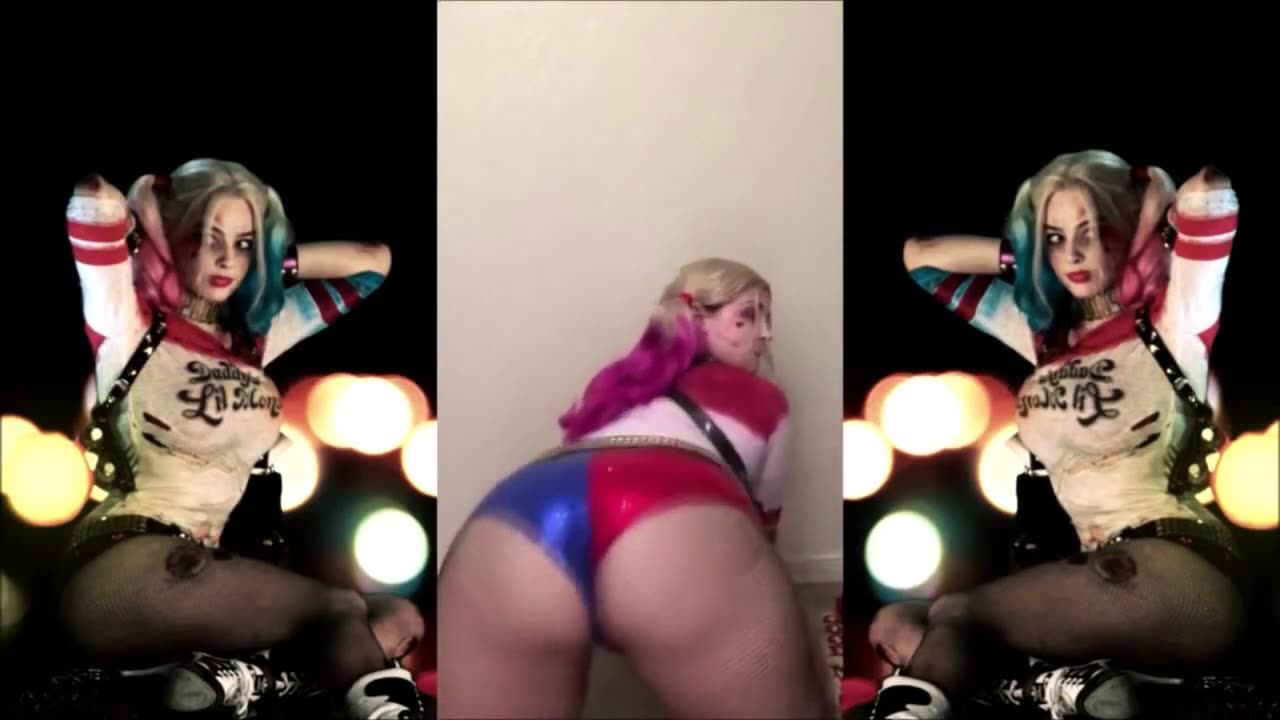 Hottest Harley Quinn Twerking Hard Compilation