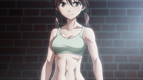 Strike Witches: Road to Berlin - Trude gets ripped