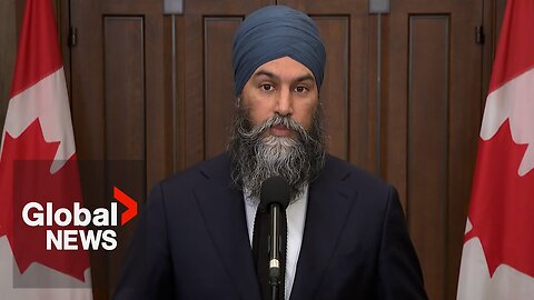 "Worst economic attack": Singh says Canada must respond to "illegal" Trump tariffs