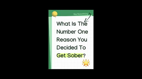 I Got Sober Because I Wanted To Live, How Bout You? #SoberCoach #SobrietyJourney #SobrietyQuestions