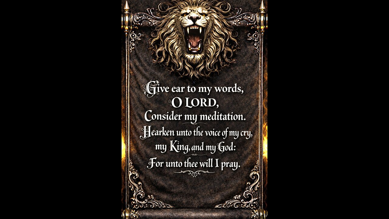 Give ear to my words O LORD