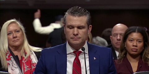 WATCH: Protesters interrupt Pete Hegseth's opening statement