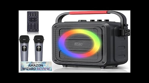 Karaoke Machine for Adults & Kids Bluetooth Karaoke Speaker with Two Wireless Review