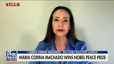 Nobel Peace Prize winner dedicates victory to Trump: 'He deserved it'