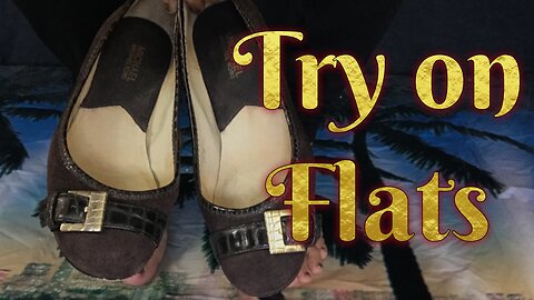 Try on flats vintage