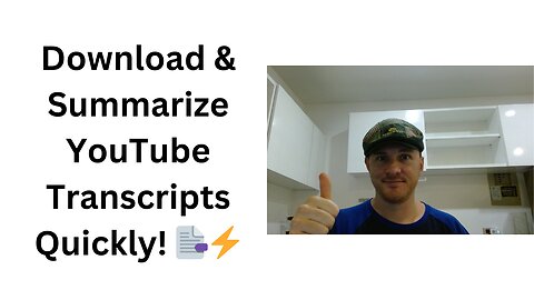 Download YouTube Transcripts & Subtitles + Summarize Fast