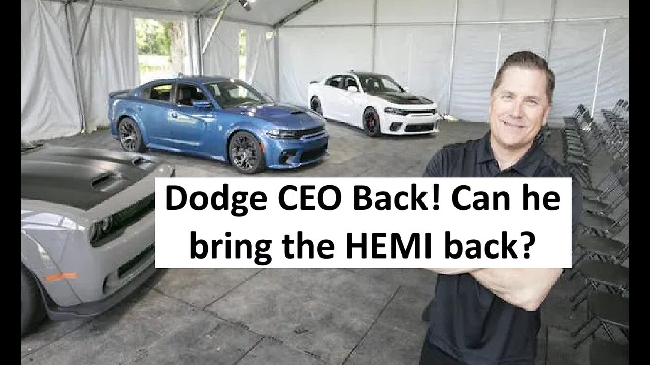 Dodge CEO Tim Kuniskis back, bringing the HEMI back?