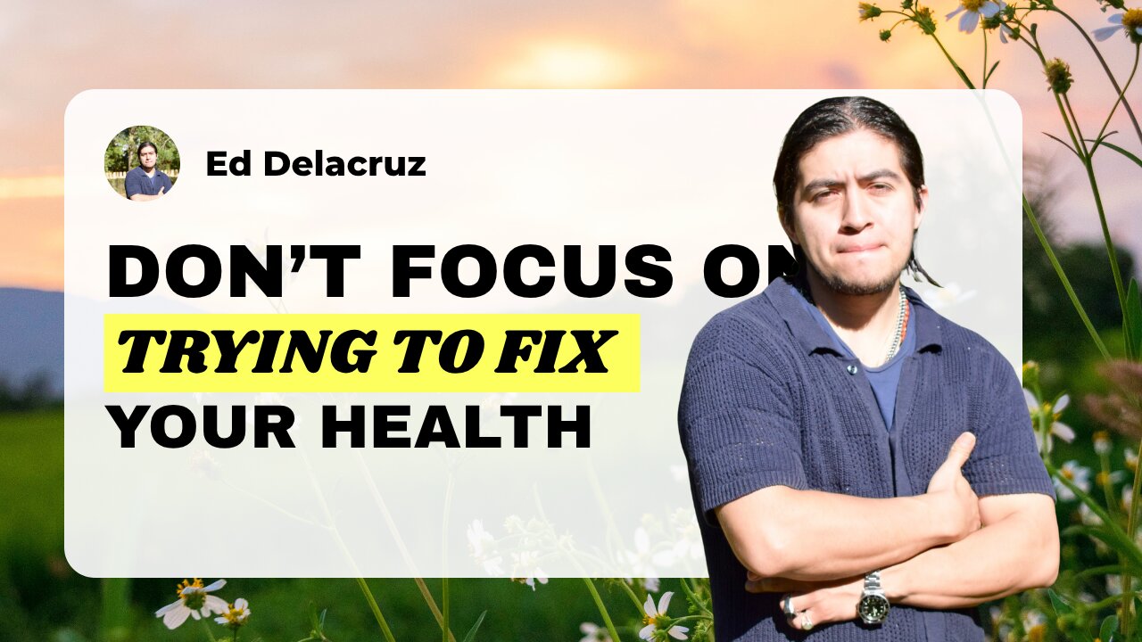 Don't try to fix health overnight by Ed Delacruz #health #healthy #healthadvice #reels #shorts