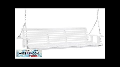 VEVOR Wooden Porch Swing 5.5 ft Patio bench swing for Courtyard Review