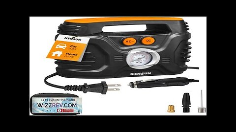 Kensun AC/DC Power Supply Portable Air Compressor Pump with Analog Display Review