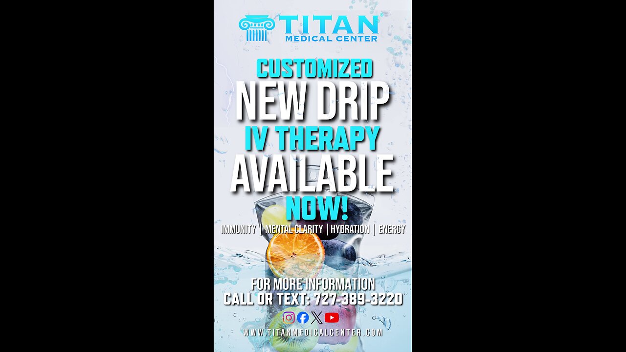 Boost Your Health with In-House Custom IV Drip Therapies at Titan Medical Center!