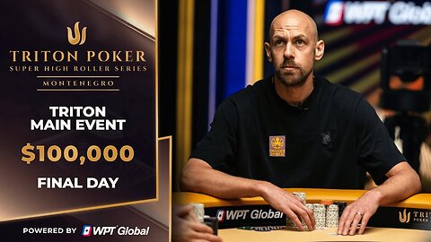 Live : $100K NLH Main Event – Event #10, Final Day | Triton Poker Series Montenegro 2025