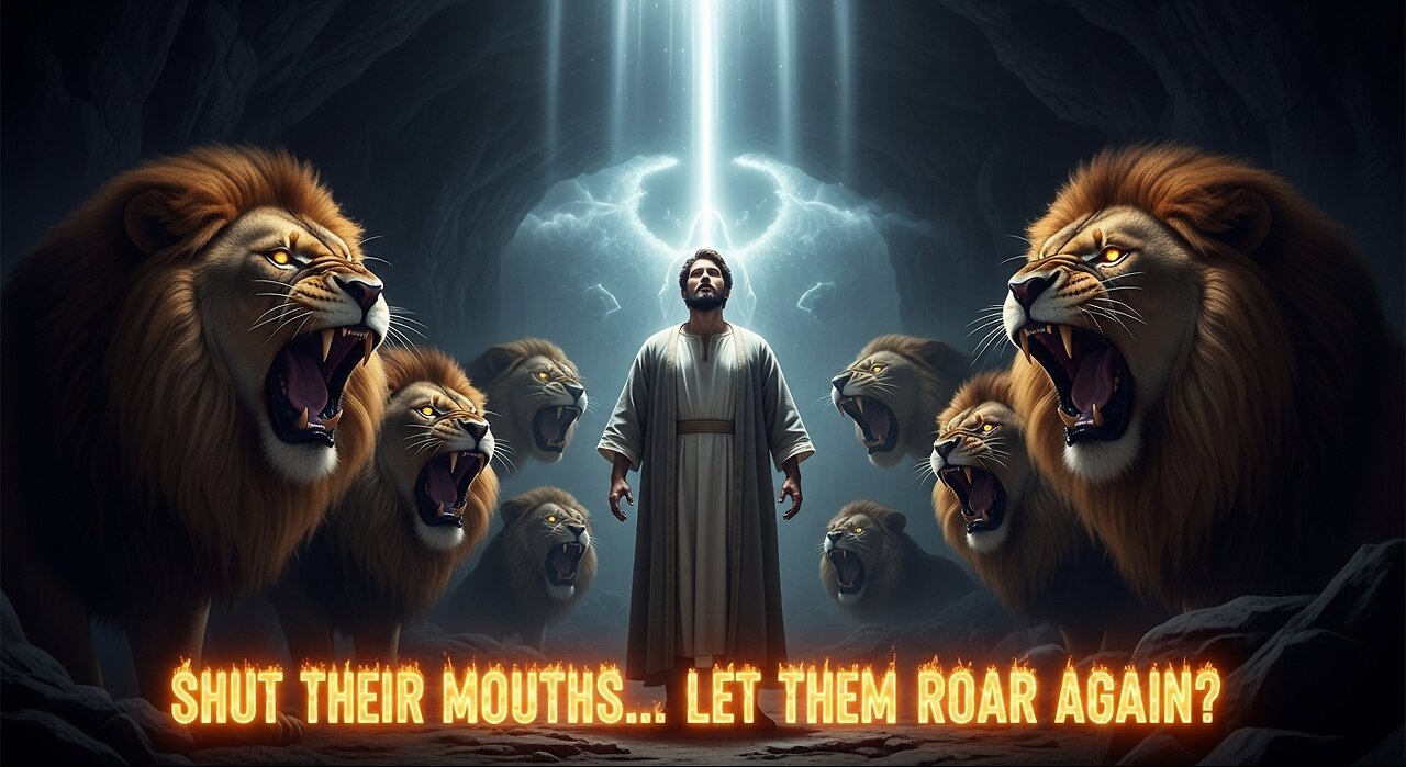🦁 Why Did God Shut the Lions’ Mouths… Then Let Them Roar Again?