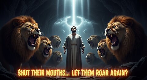 🦁 Why Did God Shut the Lions’ Mouths… Then Let Them Roar Again?