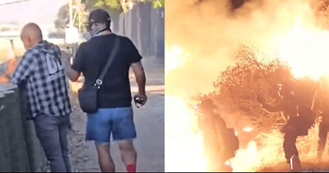 Suspected Arsonist Caught on Camera as Devastating