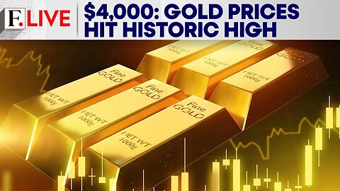 Gold Hits $4,000 an Ounce for the First Time on Safe-Haven Demand | Firstpost Live | N18G