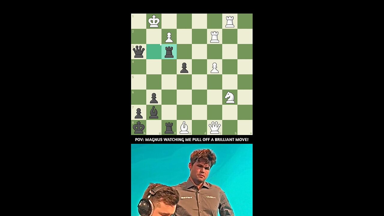 Brilliant rook sacrifice!☠️