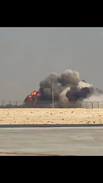 Reportan un accidente aéreo en el Salón Aeronáutico de Dubái