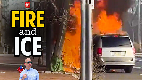 ICE Minivan SET ON FIRE In Philadelphia Amidst Rising Tensions