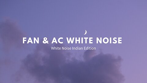 💤 Relaxing Air Conditioner & Fan White Noise | 4 Hours for Sleep, Study & Focus
