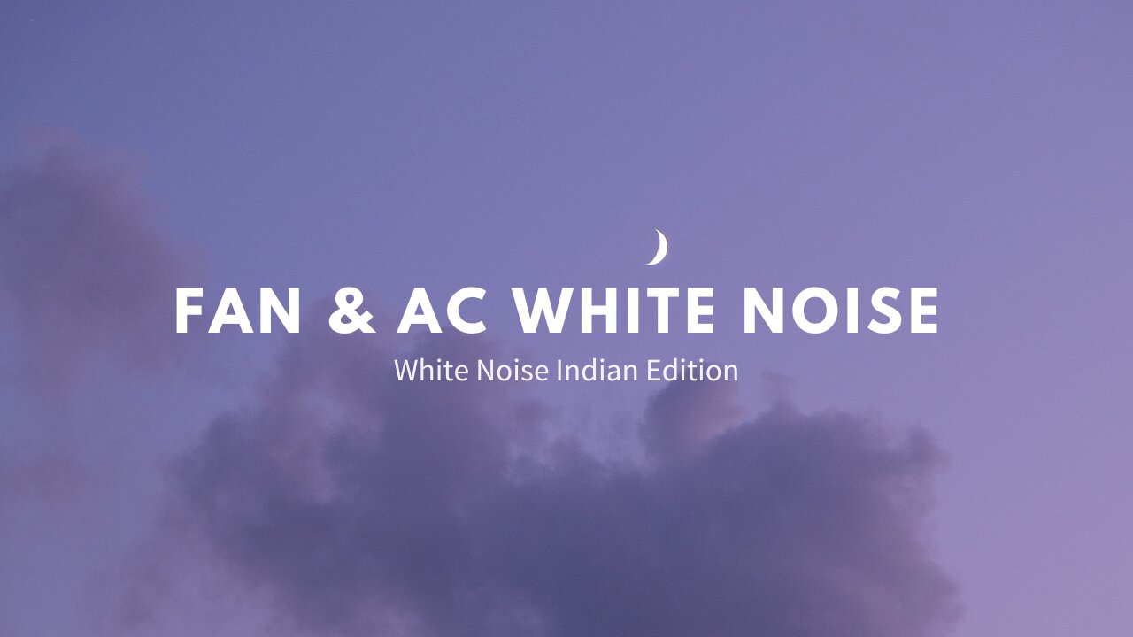 💤 Relaxing Air Conditioner & Fan White Noise | 4 Hours for Sleep, Study & Focus