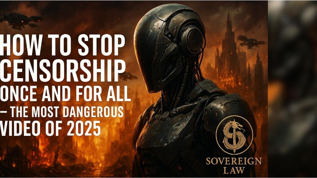 SOVEREIGN LAW | THE MOST DANGEROUS VIDEO OF 2025: HOW TO STOP CENSORSHIP ONCE AND FOR ALL
