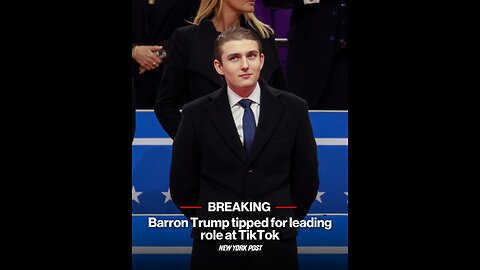 Barron Trump tipped for leading role at TikTok