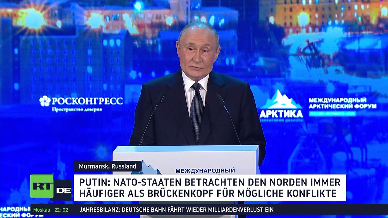 Arktis-Forum in Murmansk: Putin kritisiert NATO-Präsenz und westliche Umweltpolitik
