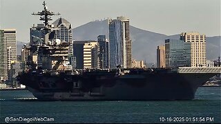 Uncut: USS Theodore Roosevelt (CVN-71) Outbound