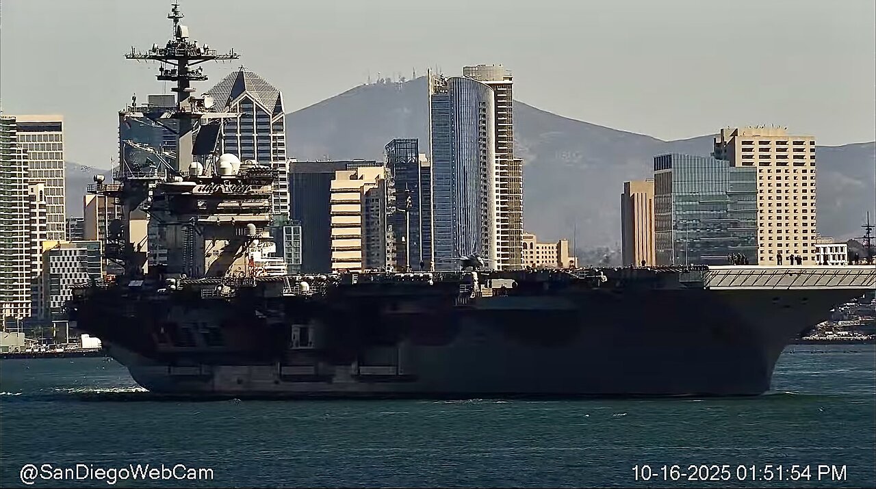 Uncut: USS Theodore Roosevelt (CVN-71) Outbound