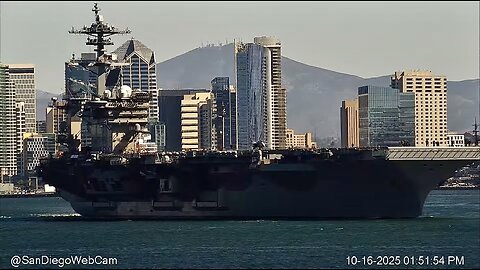 Uncut: USS Theodore Roosevelt (CVN-71) Outbound