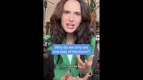 Captioned - Why do we see only one side of the moon?